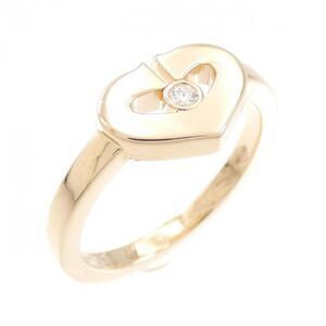 Cartier C Heart Au750 Diamond Ring Size 7